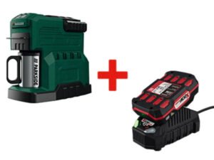 Machine à café + chargeur de batterie